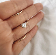 Load image into Gallery viewer, Dainty Single Stone Ring, Handmade Jewelry, Minimalist Jewelry, Handmade Jewelry Vancouver - Fuego