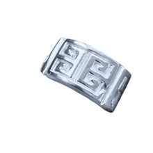 Load image into Gallery viewer, Meander key Ring, Mens Jewelry, Mens Gold Ring, - Fuego