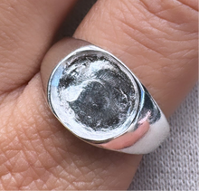Load image into Gallery viewer, concave-signet-ring-handmade-ring-custom-ring