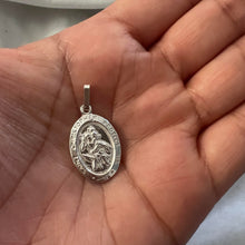Load image into Gallery viewer, Saint Christopher Pendant, Handmade Jewelry, Religious Jewelry - Fuego