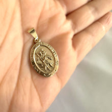 Load image into Gallery viewer, Saint Christopher Pendant, Handmade Jewelry, Religious Jewelry