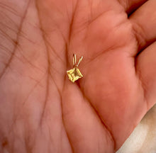 Load image into Gallery viewer, Citrine Necklace, Birthstone, Single Stone Necklace, Handmade Pendant, - Fuego