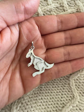 Load image into Gallery viewer, Kangaroo Pendant, Sterling Silver - Fuego