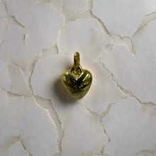 Load image into Gallery viewer, ENGRAVED Heart Pendant, 10k Gold Pendant, Handmade Jewelry Vancouver - Fuego