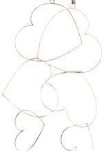 Load image into Gallery viewer, Dangle triple Heart Earrings, Handmade Jewelry, Valentines Day, Gifts for her - Fuego