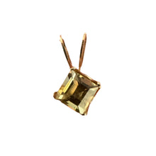 Load image into Gallery viewer, Citrine Necklace, Birthstone, Single Stone Necklace, Handmade Pendant, - Fuego