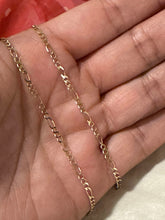 Load image into Gallery viewer, FIGARO CHAIN, 10k Gold Chain, 10k Gold Necklace, Minimalist Jewelry, Gold Jewelry vancouver - Fuego