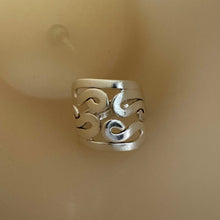 Load image into Gallery viewer, Open Wave Ring, Sterling Silver - Fuego