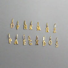 Load image into Gallery viewer, Letter Pendant, Minimalist Jewelry, Handmade Jewelry, - Fuego