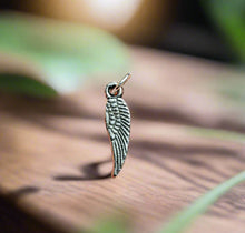 Load image into Gallery viewer, Wing Pendant, Minimalist Jewelry, Handmade Jewelry Vancouver, Custom Jewelry - Fuego