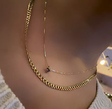 Load image into Gallery viewer, Box Chain, Solid Gold Chain, Stacking Necklace, Layered Jewelry, 18 inch chain