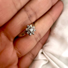 Load image into Gallery viewer, Engagement Ring, 14k Gold Ring, Statement Diamond Ring, 14k Yellow Gold With Diamond, Stacking ring, Gold ring, Diamond Ring, Valentines Day