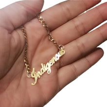 Load image into Gallery viewer, Indigenous Name Necklace, Custom Jewelry, Indigenous Jewelry - Fuego