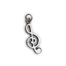 Load image into Gallery viewer, Music Note Charm, Musical Jewelry, Handmade Jewelry - Fuego