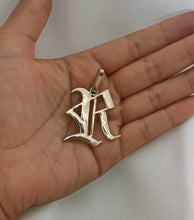 Load image into Gallery viewer, Old English letter Pendant, Letter Pendant, Personalized Jewelry, Custom Jewelry, Handmade Jewelry Vancouver - Fuego
