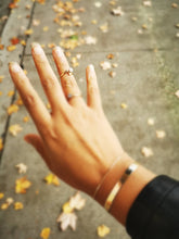 Load image into Gallery viewer, Diamond Ring, 14k Yellow Gold With Diamond, Statement Gold Ring, - Fuego