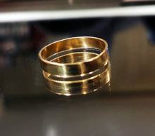 Load image into Gallery viewer, Flat Band Ring, 10k Gold Ring, Handmade Jewelry, Custom Jewelry, Midi Ring, Wedding band, Flat ring, - Fuego