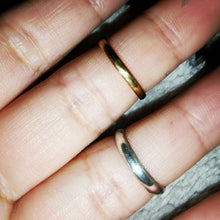 Load image into Gallery viewer, Half Round, Handmade Jewelry, Trendy Rings, Midi Ring, Wedding band, Custom Jewelry Vancouver - Fuego