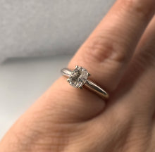 Load image into Gallery viewer, Engagement Ring, 14k Gold Ring, Pinky Diamond Ring,