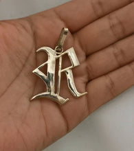 Load image into Gallery viewer, Old English letter Pendant, Letter Pendant, Personalized Jewelry, Custom Jewelry, Handmade Jewelry Vancouver