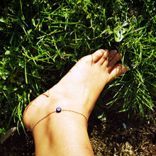 Load image into Gallery viewer, anklet-evil-eye-silver-minimalist-jewelry-handmade-jewelry
