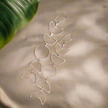 Load image into Gallery viewer, Moon Phase Earrings, Custom Jewelry, Indigenous Jewelry, Handmade Jewelry - Fuego