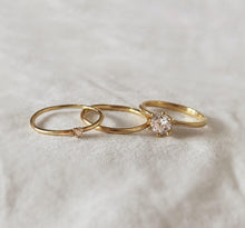 Load image into Gallery viewer, Dainty Single Stone Ring, Handmade Jewelry, Minimalist Jewelry, Handmade Jewelry Vancouver
