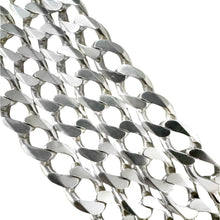 Load image into Gallery viewer, Refurbished Silver Chain, Sterling Silver, Curb Chain, Mens Jewelry
