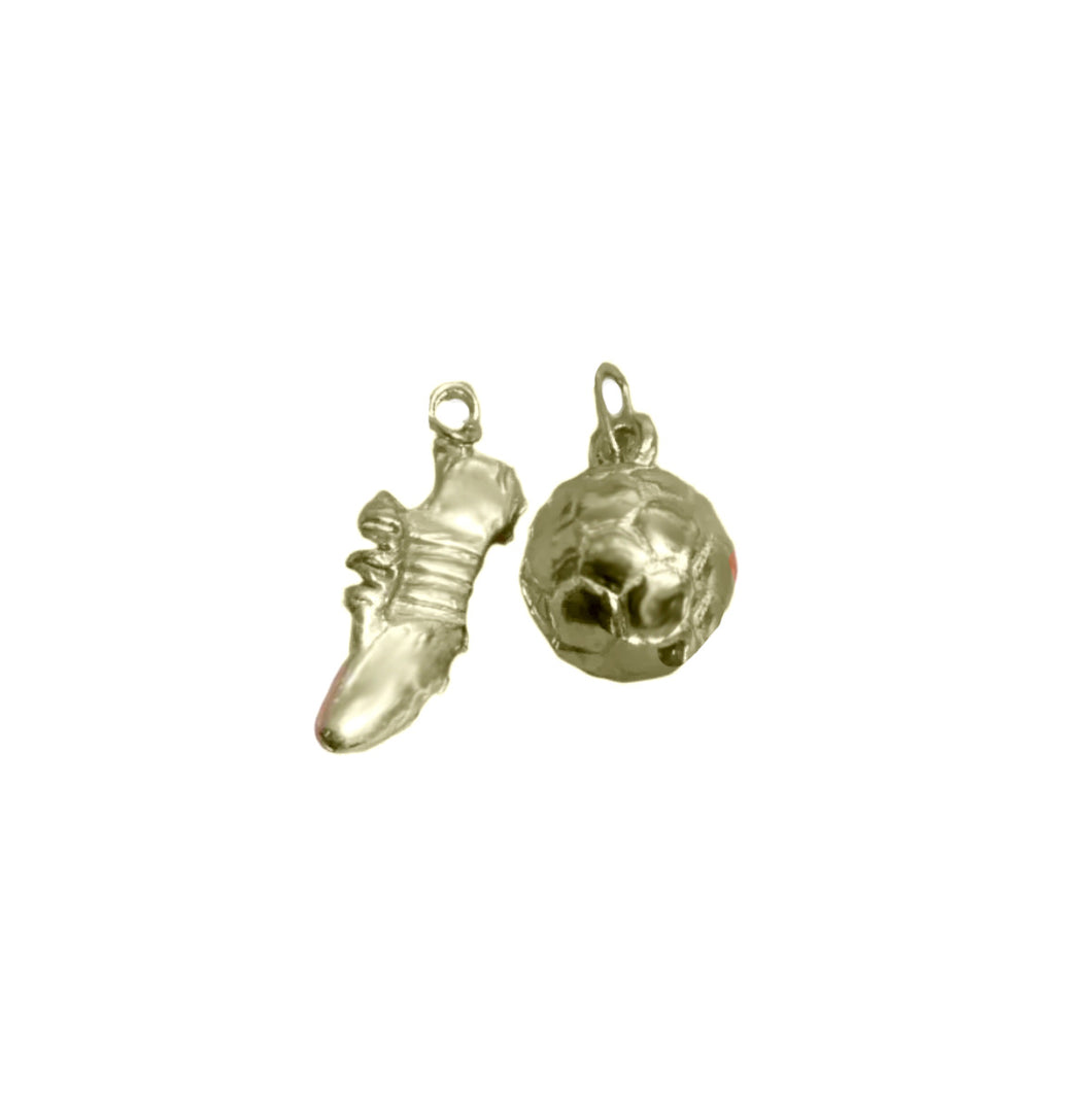 Shoe Pendant, Mens Jewelry, Soccer Charm