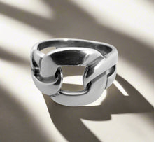 Load image into Gallery viewer, Chain Ring, Sterling Silver
