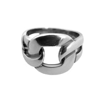 Load image into Gallery viewer, Chain Ring, Sterling Silver
