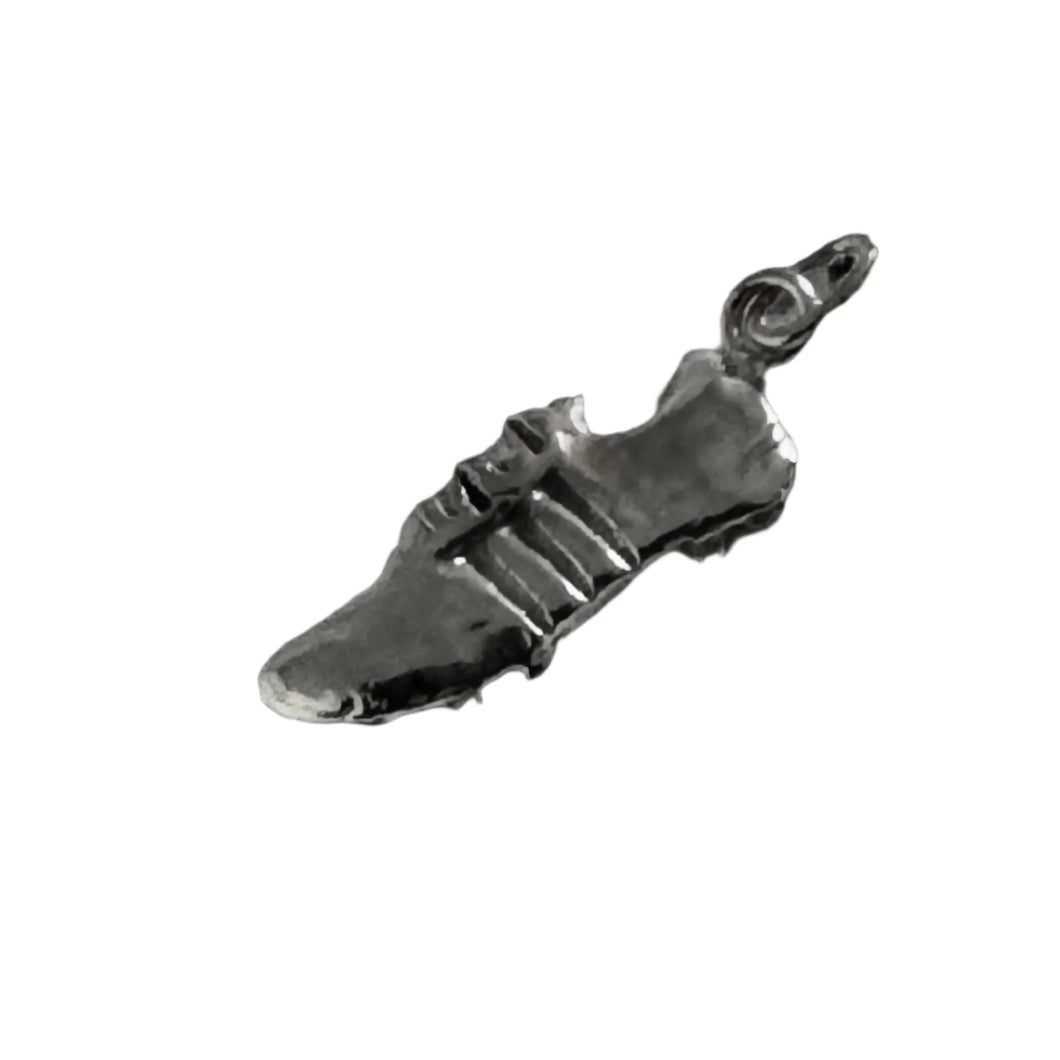 Shoe Pendant, Mens Jewelry, Soccer Charm - Fuego