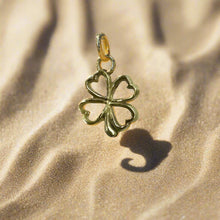 Load image into Gallery viewer, 4 Leaf Clover Pendant, Irish Jewelry, Handmade Jewelry, Custom JEWELRY
