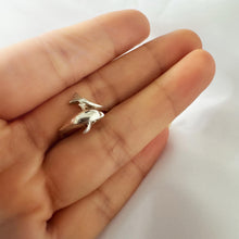 Load image into Gallery viewer, Dolphin Ring, Animal Jewelry, Minimalist Jewelry,
