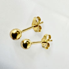 Load image into Gallery viewer, 10k Yellow Gold Sphere Studs,
