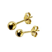 Load image into Gallery viewer, 10k Yellow Gold Sphere Studs,
