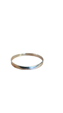 Flat Band Ring, Handmade Jewelry, Minimalist Jewelry, Custom Jewelry - Fuego
