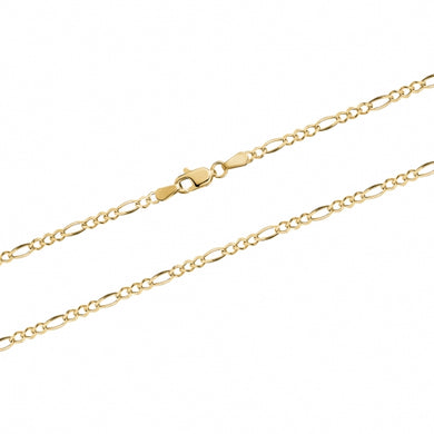 Figaro Chain, 10k Gold Chain, Minimalist Jewelry, Gold Jewelry