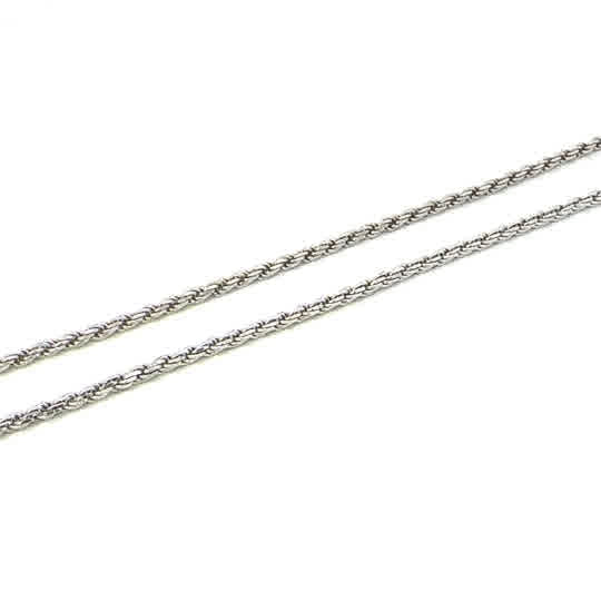 SILVER SOLID DC ROPE CHAIN, Preorder