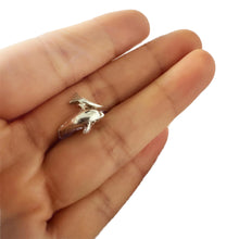 Load image into Gallery viewer, dolphin ring, minimalist jewelry, animal jewelry
