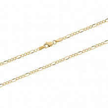 Load image into Gallery viewer, 10K YELLOW GOLD FIGARO CHAIN, NECKLACE

