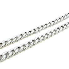 Load image into Gallery viewer, Silver chain on a white background, silver chain, fuego jewelry, chains vancouver
