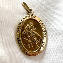 Load image into Gallery viewer, Saint Christopher Pendant, Handmade Jewelry, Religious Jewelry
