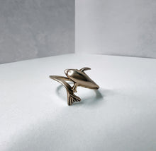 Load image into Gallery viewer, Dolphin Ring, Animal Jewelry, Minimalist Jewelry,
